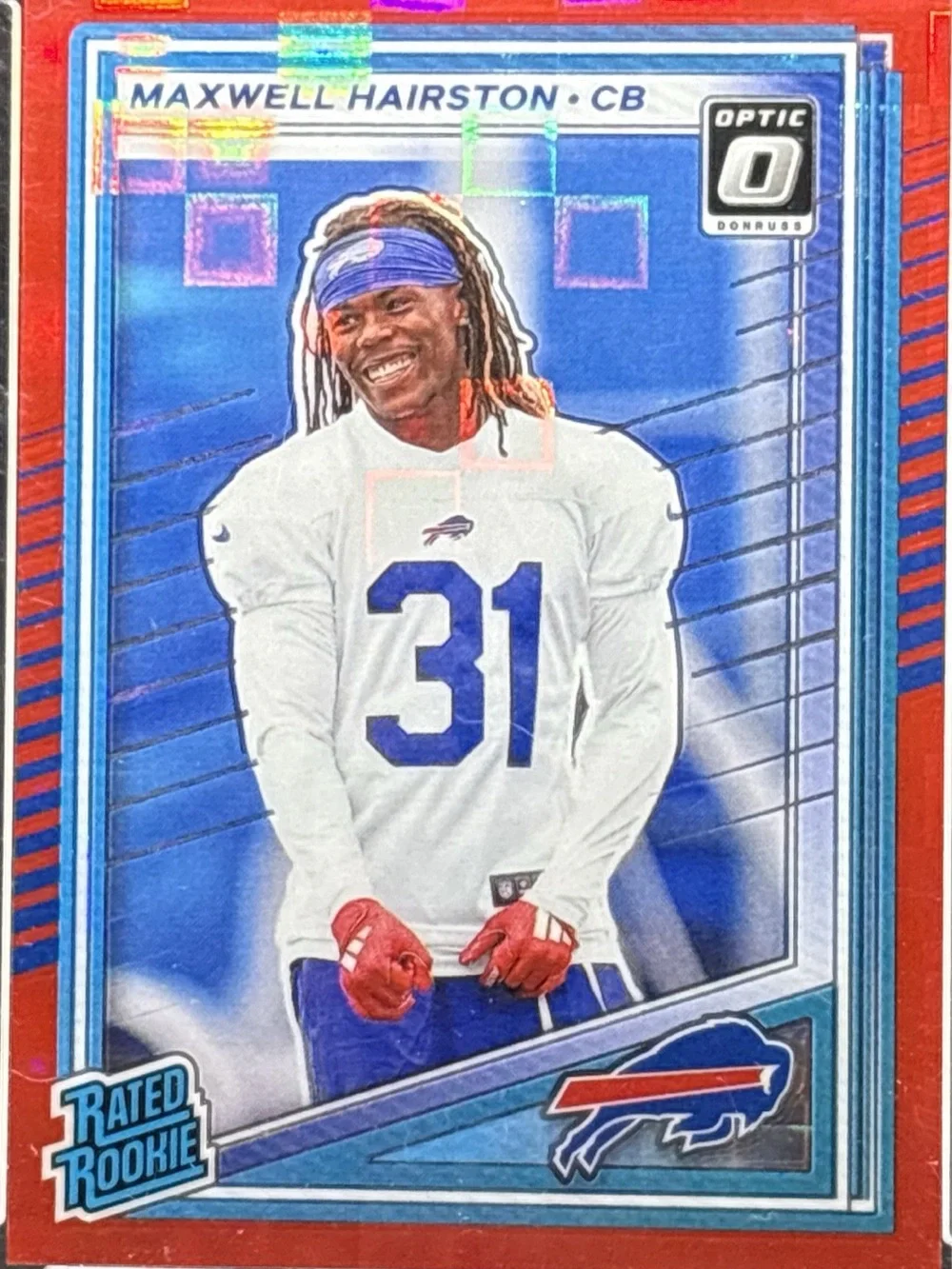 Panini  Maxwell Hairston Rookie Football Card